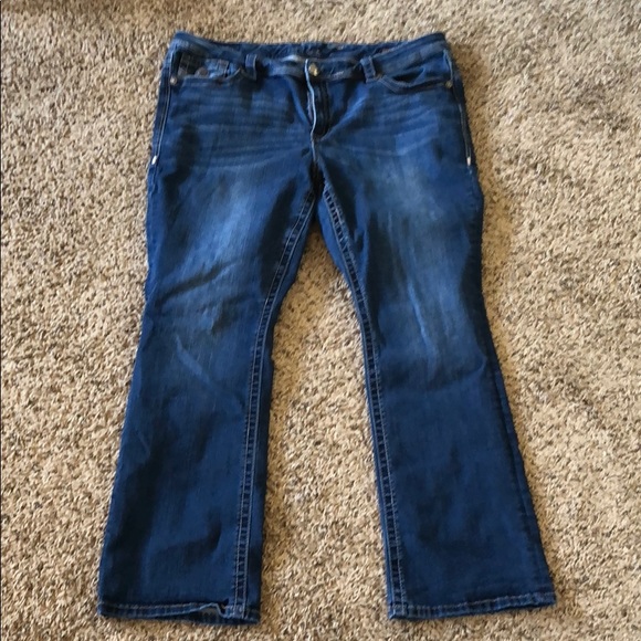 Seven7 Slim Boot Jeans Sz 22 - Picture 1 of 5